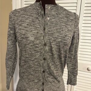 LOFT Gray Marled Women's Cardigan Sweater